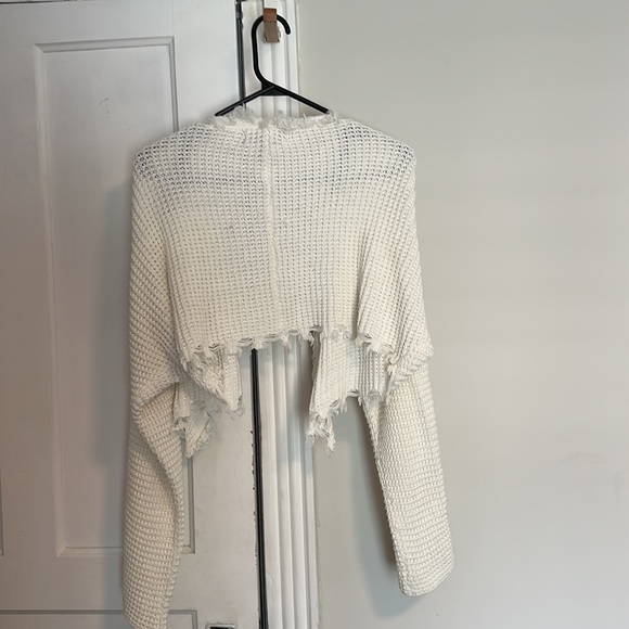 FOREVER 21 KNIT CROP BELL SLEEVE TOP GREAT CONDITION MEDIUM - Picture 5 of 5